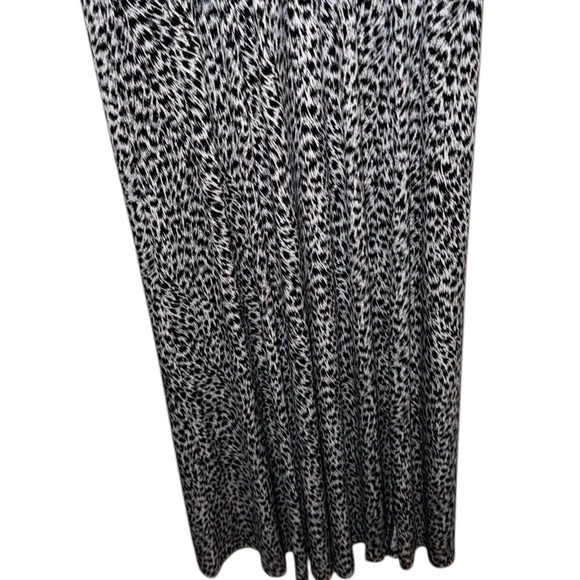🌹 MICHAEL MICHAEL KORS SLEEVELESS V NECK MAXI FITTED DRESS - Picture 4 of 10